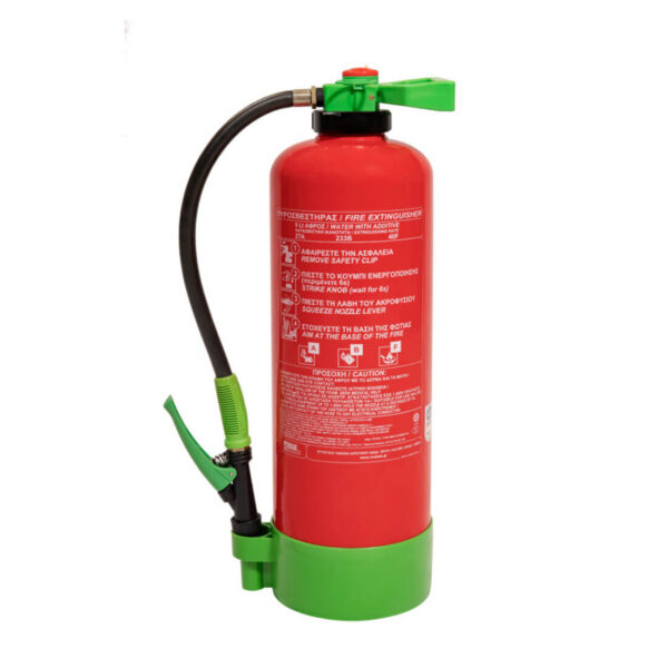 Knob-Operated Fire Extinguisher 9Lt with one seam vessel